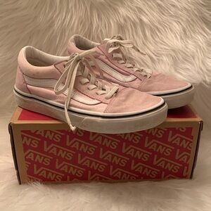 Vans Kids Light Pink Sneakers
